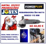 REBARBADORA MINI POWERPLUS 115 MM 800 WATTS